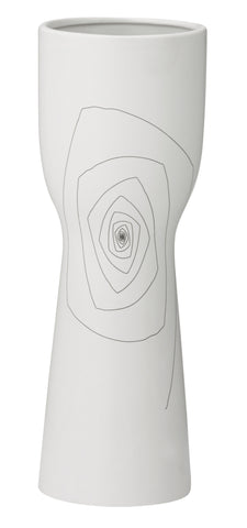Brittany Chalice Vase S White by Zuo Modern | 10217