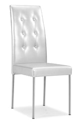 Tuft Dining Chair Silver by Zuo Modern | 102243