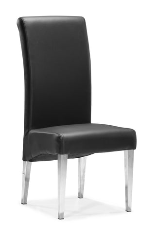 Pencil Dining Chair Black by Zuo Modern | 102285
