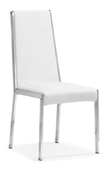 Ink Dining Chair White by Zuo Modern | 102291