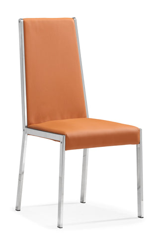 Ink Dining Chair Terracota by Zuo Modern | 102292