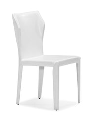 Eraser Dining Chair White by Zuo Modern | 102296