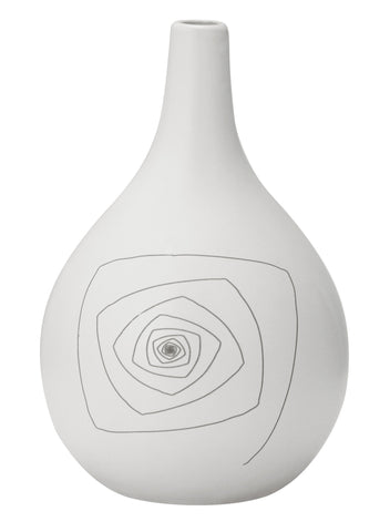Blaise Round Vase S White by Zuo Modern | 10241