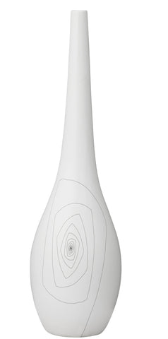 Belinda Round Vase L White by Zuo Modern | 10245