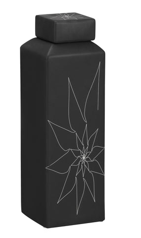 Bonnie Rectangular Vase M Black by Zuo Modern | 10260