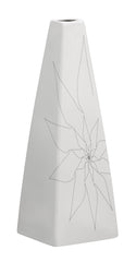 Beatrice Triangular Vase L White by Zuo Modern | 10293