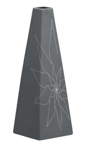 Beatrice Triangular Vase L Gray by Zuo Modern | 10294