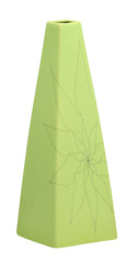 Beatrice Triangular Vase L Green by Zuo Modern | 10295