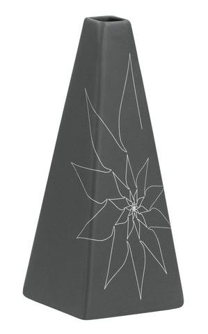 Beatrice Triangular Vase S Gray by Zuo Modern | 10298