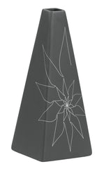 Beatrice Triangular Vase S Gray by Zuo Modern | 10298