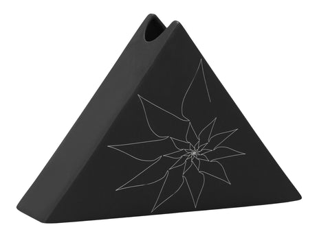 Bridget Triangular Vase L Black by Zuo Modern | 10300