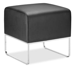 Plush Ottoman Black by Zuo Modern | 103003