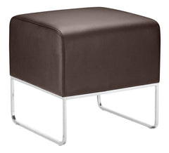 Plush Ottoman Espresso by Zuo Modern | 103007
