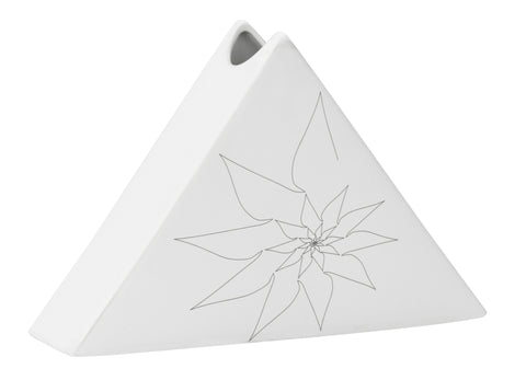 Bridget Triangular Vase L White by Zuo Modern | 10301