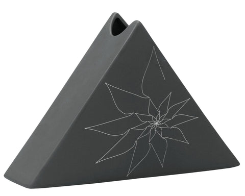 Bridget Triangular Vase L Gray by Zuo Modern | 10302