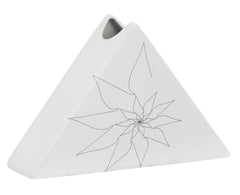 Bridget Triangular Vase S White by Zuo Modern | 10305