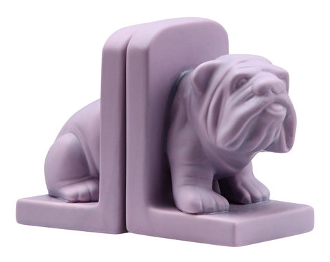 Bulldog Bookend Purple by Zuo Modern | 10351