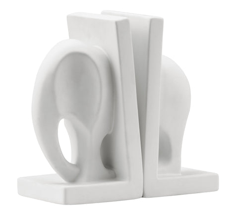 Elefante Bookend White by Zuo Modern | 10353