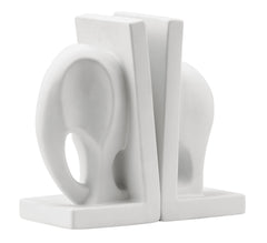 Elefante Bookend White by Zuo Modern | 10353