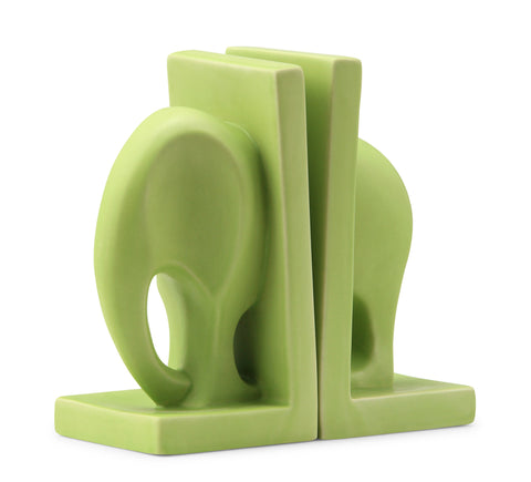 Elefante Bookend Green by Zuo Modern | 10354
