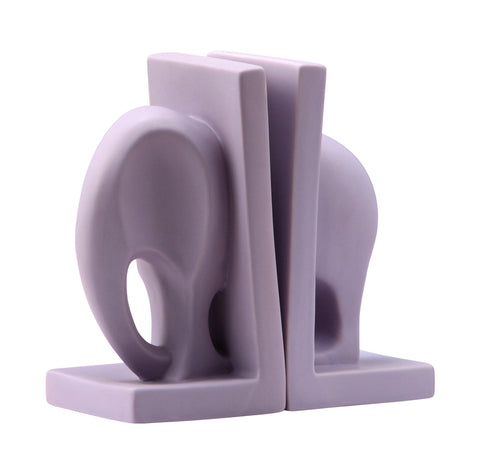 Elefante Bookend Purple by Zuo Modern | 10355