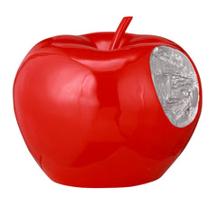 Bitten Apple Sculpture Red by Zuo Modern | 10408