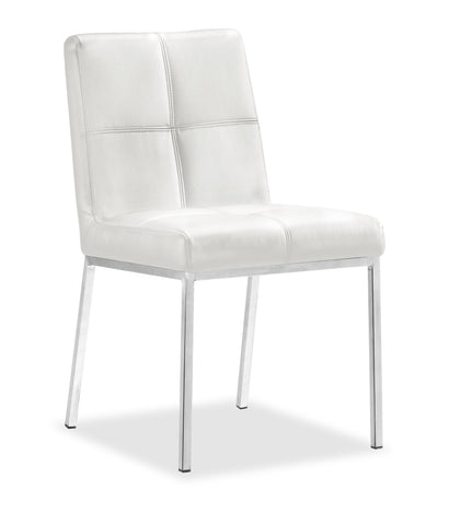 Box Dining Chair White by Zuo Modern | 104102