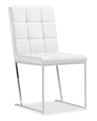 Squire Dining Chair White by Zuo Modern | 104106