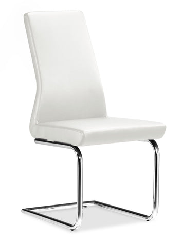 Sail Dining Chair White by Zuo Modern | 104114