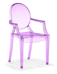 Baby Anime Chair Transparent Purple by Zuo Modern | 105184