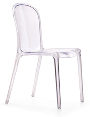 Gumdrop Dining Chair Transparent by Zuo Modern | 106250