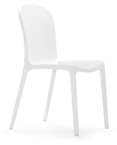 Gumdrop Dining Chair White by Zuo Modern | 106253