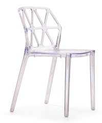 Juju Dining Chair Transparent by Zuo Modern | 106280