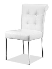 Fox Trot Dining Chair White by Zuo Modern | 107207