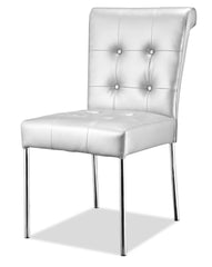 Fox Trot Dining Chair Silver by Zuo Modern | 107208