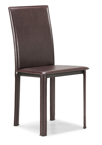 Arcane Dining Chair Espresso by Zuo Modern | 107306
