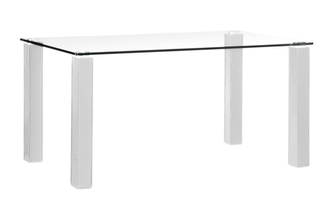 Flag Dining Table Silver by Zuo Modern | 107803