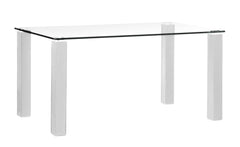 Flag Dining Table Silver by Zuo Modern | 107803