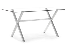 Graphite Counter Table Clear Glass by Zuo Modern | 107848