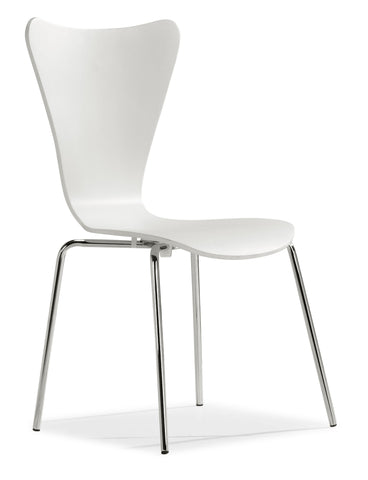 Taffy Dining Chair White by Zuo Modern | 108112