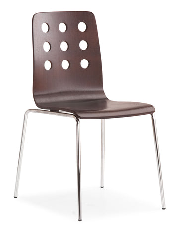 9 Dragons Dining Chair Wenge by Zuo Modern | 108124