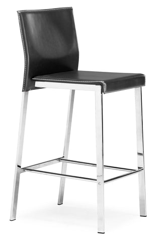 Boxter Counter Chair Black by Zuo Modern | 109110
