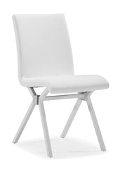 Xert Dining Chair White by Zuo Modern | 109141