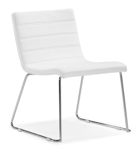 Tag Dining Chair White by Zuo Modern | 109146
