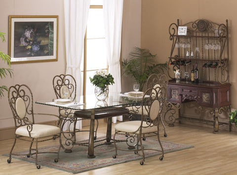 Astoria Metal Arm Chairs by Alpine Furniture | 1378-5A