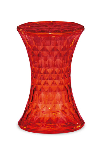 Prisma Stool Transparent Red by Zuo Modern | 155051