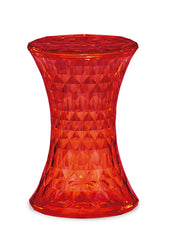 Prisma Stool Transparent Red by Zuo Modern | 155051