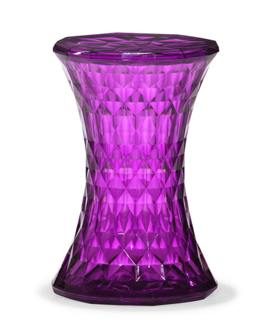 Prisma Stool Transparent Purple by Zuo Modern | 155054
