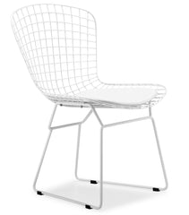 Wire Dining Chair White by Zuo Modern | 188003