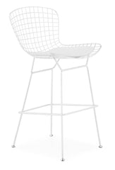 Wire Bar Chair White by Zuo Modern | 188017